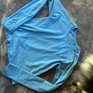 Lululemon Blue Long Sleeve Top